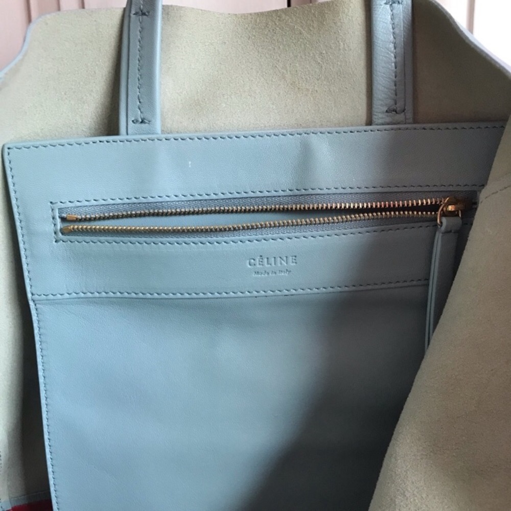 Celine Phoebe Philo Bicolor Vertical Cabas Tote - Picture 5 of 7